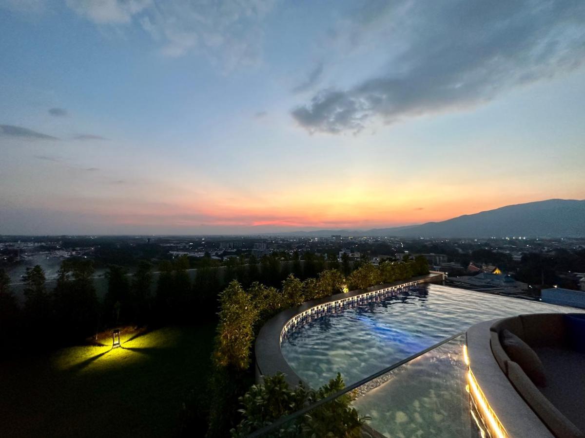 清迈astra Sky River无边泳池奢华温馨三卧家庭山景房 Apartment Chiang Mai